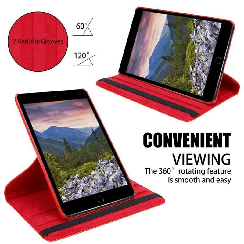 Cadorabo Tablet Hülle kompatibel mit Apple iPad MINI / MINI 2 / MINI 3 Schutzhülle mit Auto Wake Up, mit Standfunktion und Gummiband Verschluss