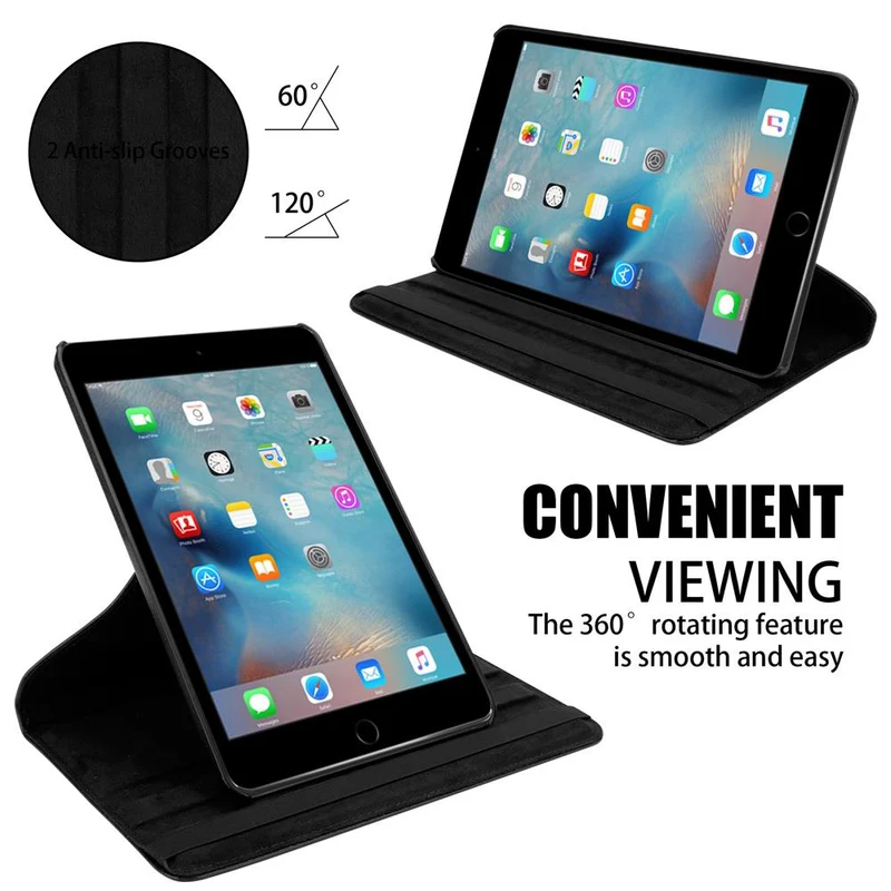 Cadorabo Tablet Hülle kompatibel mit Apple iPad 2 / 3 / 4 Schutzhülle mit Auto Wake Up, mit Standfunktion und Gummiband Verschluss
