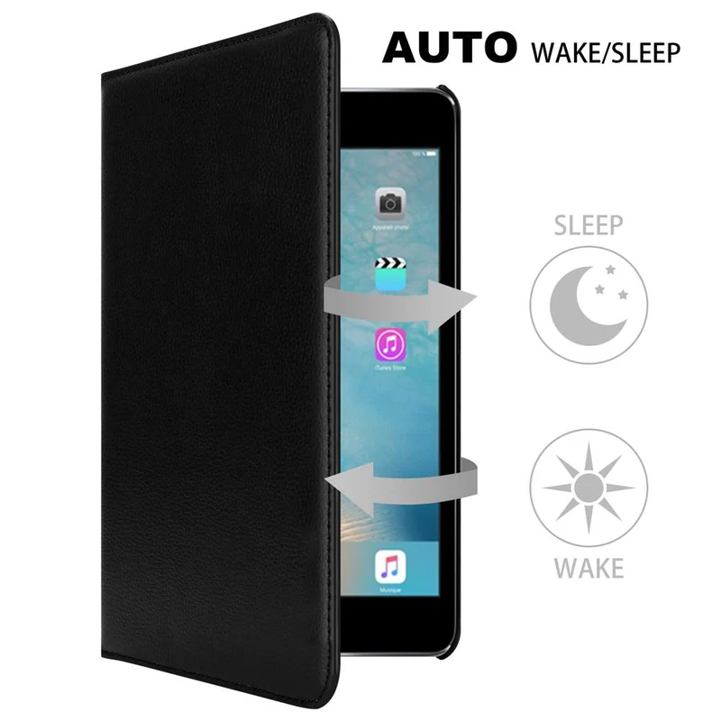 Cadorabo Tablet Hülle kompatibel mit Apple iPad 2 / 3 / 4 Schutzhülle mit Auto Wake Up, mit Standfunktion und Gummiband Verschluss