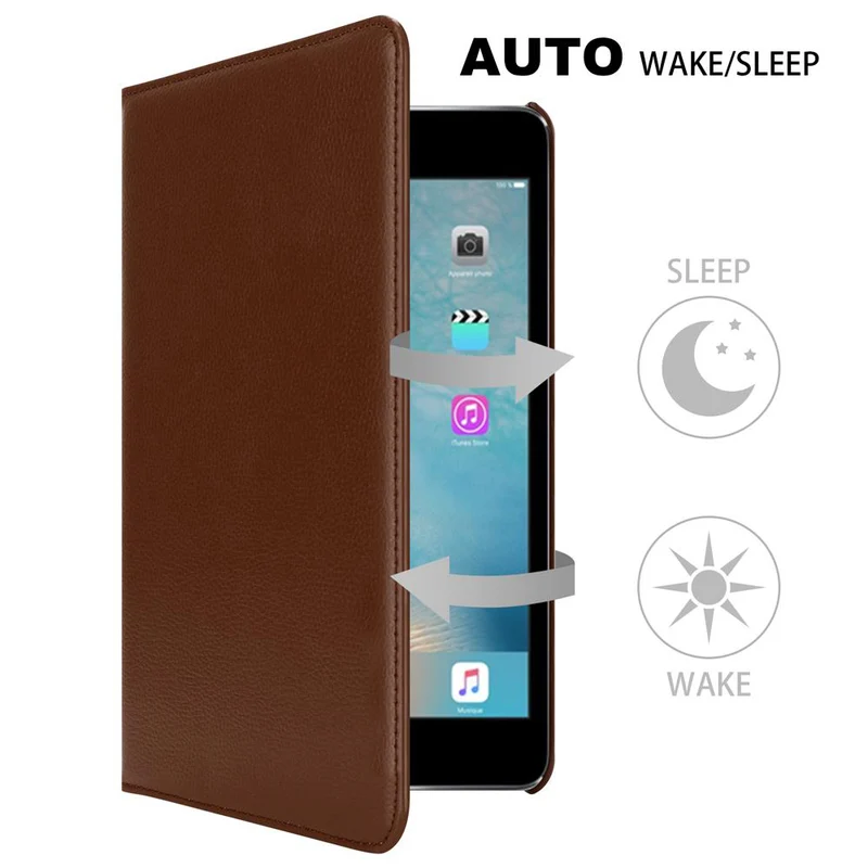 Cadorabo Tablet Hülle kompatibel mit Apple iPad 2 / 3 / 4 Schutzhülle mit Auto Wake Up, mit Standfunktion und Gummiband Verschluss