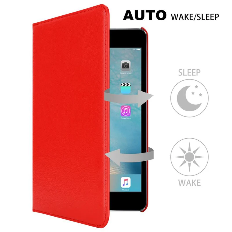 Cadorabo Tablet Hülle kompatibel mit Apple iPad 2 / 3 / 4 Schutzhülle mit Auto Wake Up, mit Standfunktion und Gummiband Verschluss