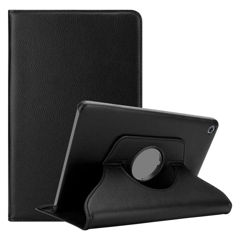 Cadorabo Tablet Hülle kompatibel mit Huawei MediaPad M5 LITE 10 (10.1 Zoll) Schutzhülle OHNE Auto Wake Up, mit Standfunktion und Gummiband Verschluss
