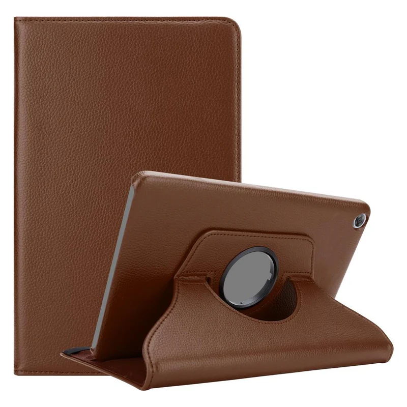 Cadorabo Tablet Hülle kompatibel mit Huawei MediaPad M5 8 (8.4 Zoll) Schutzhülle OHNE Auto Wake Up, mit Standfunktion und Gummiband Verschluss