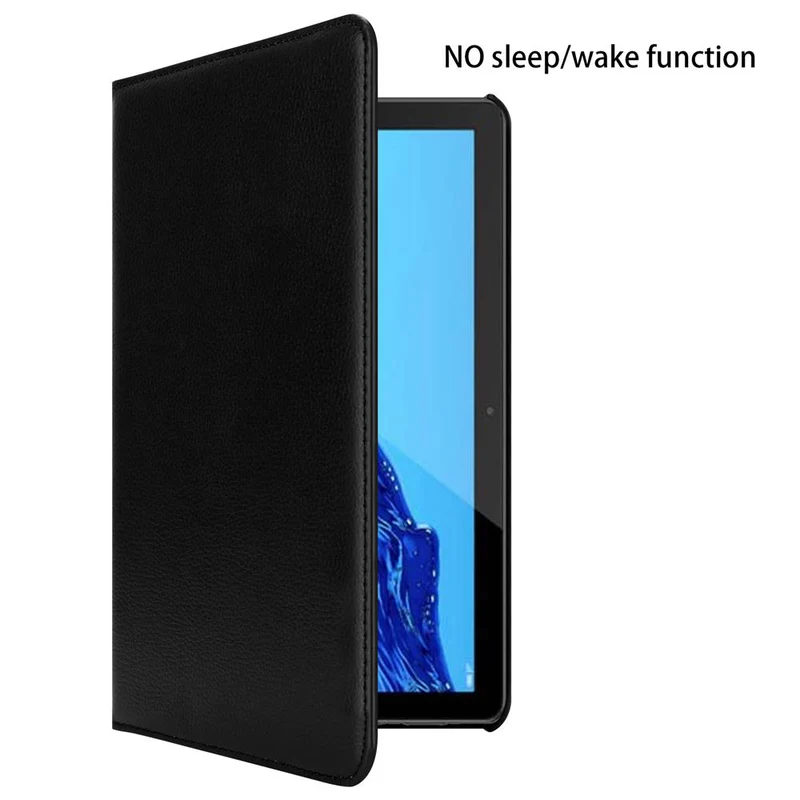 Cadorabo Tablet Hülle kompatibel mit Huawei MediaPad T5 10 (10.1 Zoll) Schutzhülle OHNE Auto Wake Up, mit Standfunktion und Gummiband Verschluss