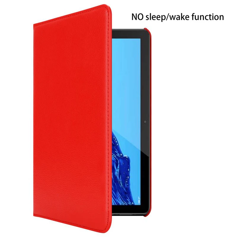 Cadorabo Tablet Hülle kompatibel mit Huawei MediaPad T5 10 (10.1 Zoll) Schutzhülle OHNE Auto Wake Up, mit Standfunktion und Gummiband Verschluss