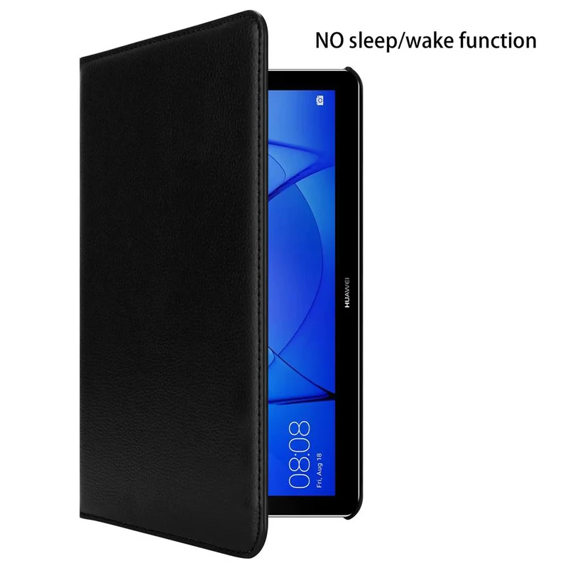 Cadorabo Tablet Hülle kompatibel mit Huawei MediaPad T3 10 (9.6 Zoll) Schutzhülle OHNE Auto Wake Up, mit Standfunktion und Gummiband Verschluss