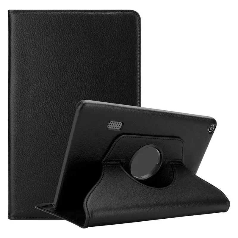 Cadorabo Tablet Hülle kompatibel mit Huawei MediaPad T3 7 (7.0 Zoll) Schutzhülle OHNE Auto Wake Up, mit Standfunktion und Gummiband Verschluss