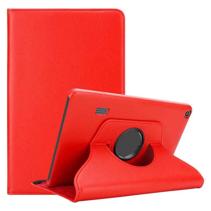 Cadorabo Tablet Hülle kompatibel mit Huawei MediaPad T3 7 (7.0 Zoll) Schutzhülle OHNE Auto Wake Up, mit Standfunktion und Gummiband Verschluss