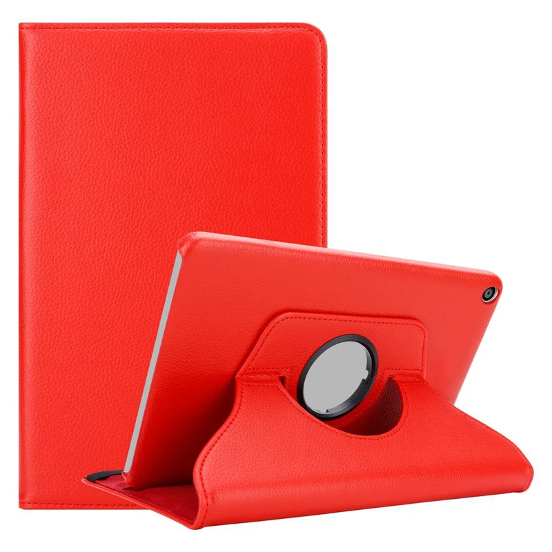 Cadorabo Tablet Hülle kompatibel mit Huawei MediaPad T3 8 (8.0 Zoll) Schutzhülle OHNE Auto Wake Up, mit Standfunktion und Gummiband Verschluss