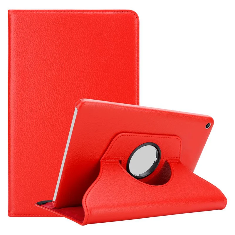 Cadorabo Tablet Hülle kompatibel mit Huawei MediaPad T1 8 (8.0 Zoll) Schutzhülle OHNE Auto Wake Up, mit Standfunktion und Gummiband Verschluss