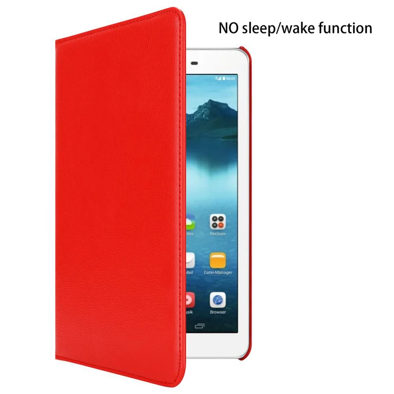 Cadorabo Tablet Hülle kompatibel mit Huawei MediaPad T1 8 (8.0 Zoll) Schutzhülle OHNE Auto Wake Up, mit Standfunktion und Gummiband Verschluss