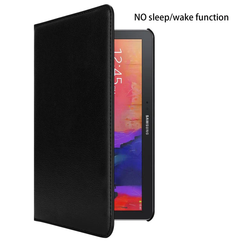 Cadorabo Tablet Hülle kompatibel mit Samsung Galaxy NOTE 10.1 2014 / Tab PRO 10.1 Schutzhülle OHNE Auto Wake Up, mit Standfunktion und Gummiband Verschluss