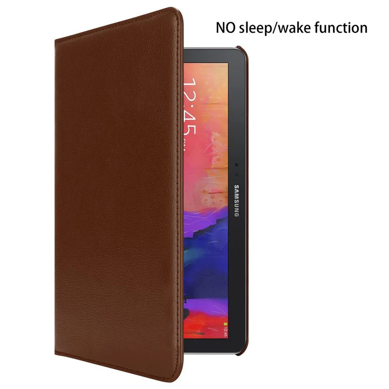 Cadorabo Tablet Hülle kompatibel mit Samsung Galaxy NOTE 10.1 2014 / Tab PRO 10.1 Schutzhülle OHNE Auto Wake Up, mit Standfunktion und Gummiband Verschluss