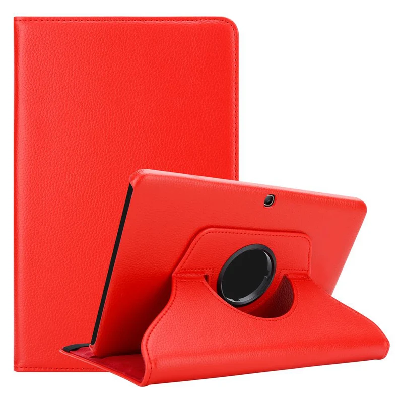 Cadorabo Tablet Hülle kompatibel mit Samsung Galaxy Tab 3 (10.1 Zoll) Schutzhülle OHNE Auto Wake Up, mit Standfunktion und Gummiband Verschluss