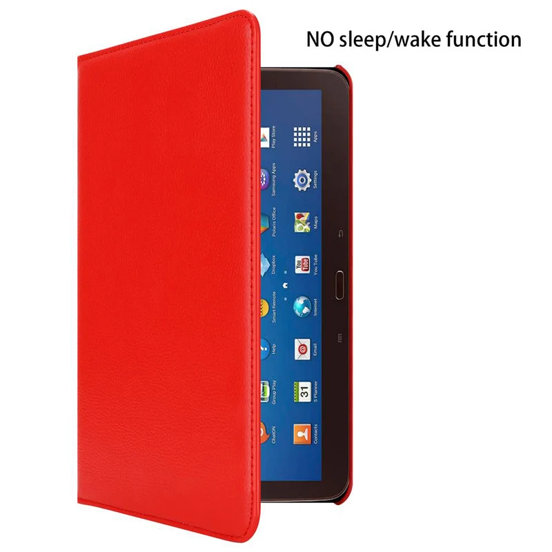 Cadorabo Tablet Hülle kompatibel mit Samsung Galaxy Tab 3 (10.1 Zoll) Schutzhülle OHNE Auto Wake Up, mit Standfunktion und Gummiband Verschluss