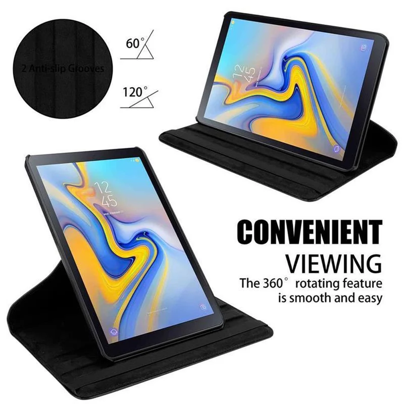 Cadorabo Tablet Hülle kompatibel mit Samsung Galaxy Tab A (10.5 Zoll) Schutzhülle OHNE Auto Wake Up, mit Standfunktion und Gummiband Verschluss