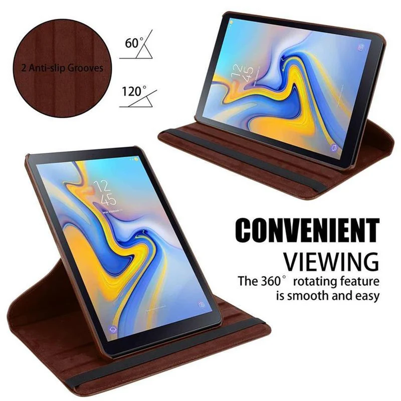 Cadorabo Tablet Hülle kompatibel mit Samsung Galaxy Tab A (10.5 Zoll) Schutzhülle OHNE Auto Wake Up, mit Standfunktion und Gummiband Verschluss