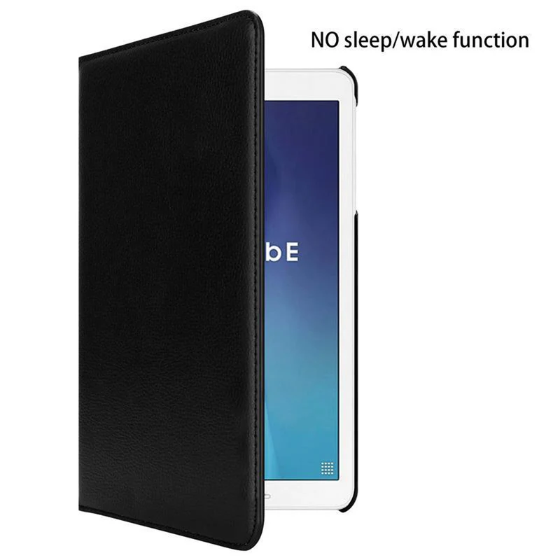 Cadorabo Tablet Hülle kompatibel mit Samsung Galaxy Tab E (9.6 Zoll) Schutzhülle OHNE Auto Wake Up, mit Standfunktion und Gummiband Verschluss