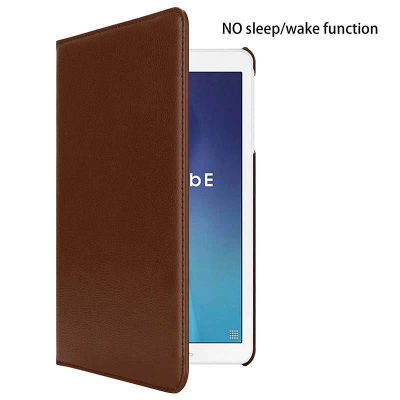 Cadorabo Tablet Hülle kompatibel mit Samsung Galaxy Tab E (9.6 Zoll) Schutzhülle OHNE Auto Wake Up, mit Standfunktion und Gummiband Verschluss