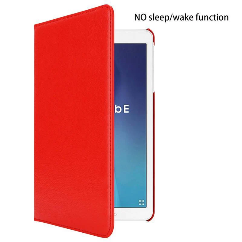 Cadorabo Tablet Hülle kompatibel mit Samsung Galaxy Tab E (9.6 Zoll) Schutzhülle OHNE Auto Wake Up, mit Standfunktion und Gummiband Verschluss