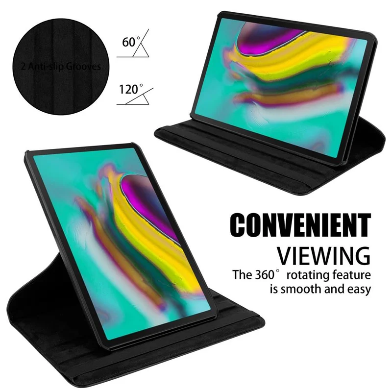 Cadorabo Tablet Hülle kompatibel mit Samsung Galaxy Tab S5e (10.5 Zoll) Schutzhülle OHNE Auto Wake Up, mit Standfunktion und Gummiband Verschluss