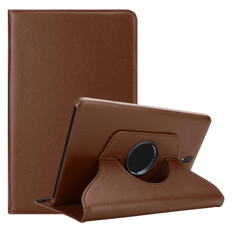 Cadorabo Tablet Hülle kompatibel mit Samsung Galaxy Tab S4 (10.5 Zoll) Schutzhülle OHNE Auto Wake Up, mit Standfunktion und Gummiband Verschluss