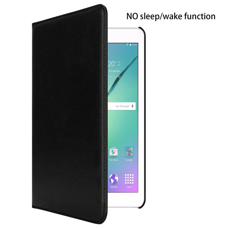 Cadorabo Tablet Hülle kompatibel mit Samsung Galaxy Tab S2 (9.7 Zoll) Schutzhülle OHNE Auto Wake Up, mit Standfunktion und Gummiband Verschluss
