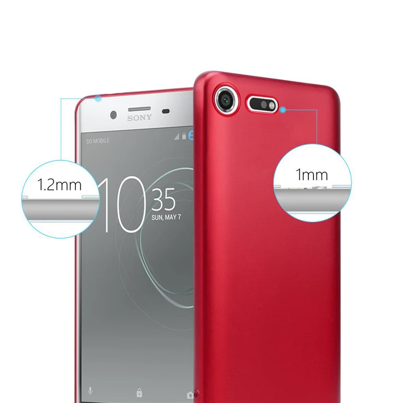 Cadorabo Hülle kompatibel mit Sony Xperia XZ PREMIUM Schutzhülle aus flexiblem TPU Silikon