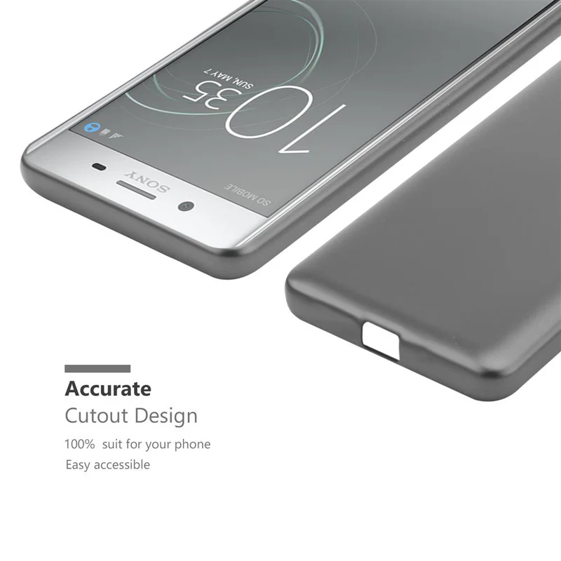 Cadorabo Hülle kompatibel mit Sony Xperia XZ PREMIUM Schutzhülle aus flexiblem TPU Silikon
