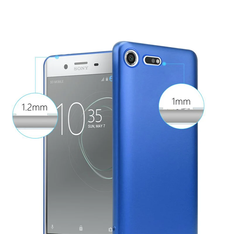 Cadorabo Hülle kompatibel mit Sony Xperia XZ PREMIUM Schutzhülle aus flexiblem TPU Silikon