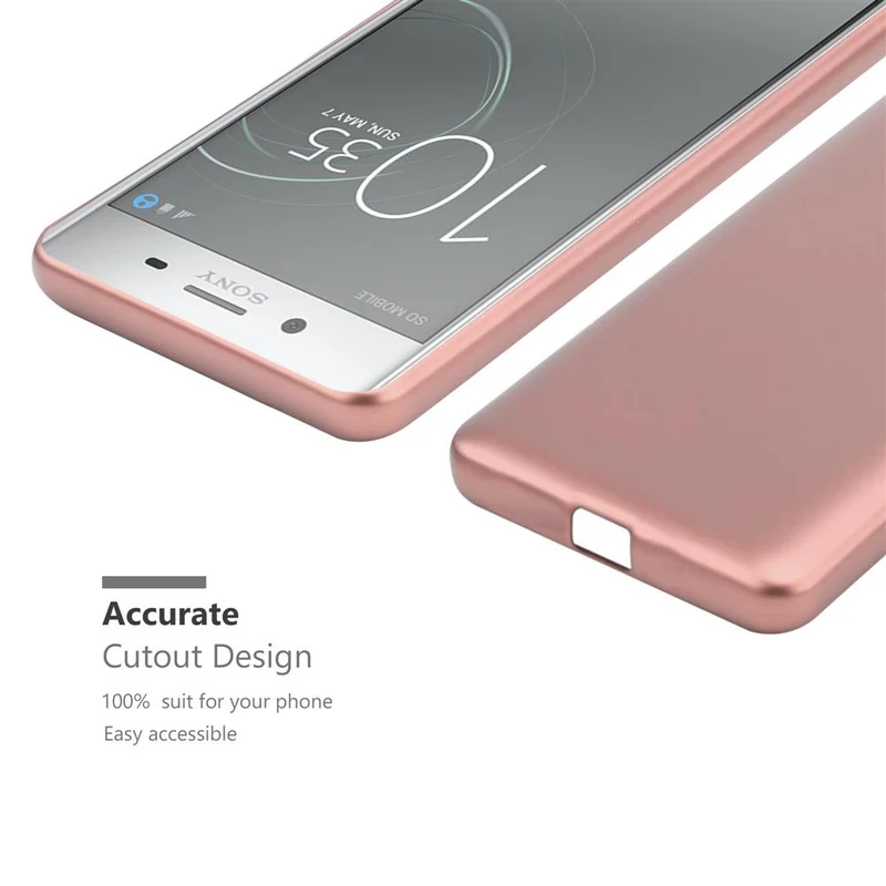 Cadorabo Hülle kompatibel mit Sony Xperia XZ PREMIUM Schutzhülle aus flexiblem TPU Silikon