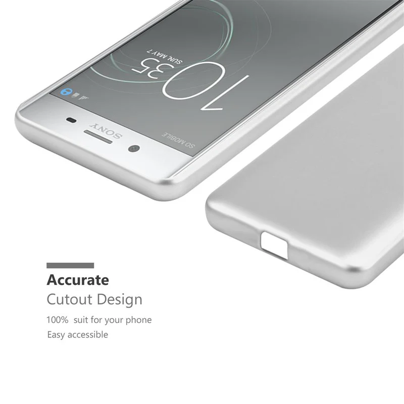 Cadorabo Hülle kompatibel mit Sony Xperia XZ PREMIUM Schutzhülle aus flexiblem TPU Silikon