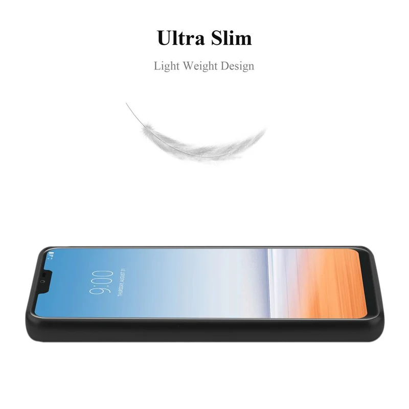 Cadorabo Hülle kompatibel mit LG G7 ThinQ / FIT / ONE Schutzhülle aus flexiblem TPU Silikon