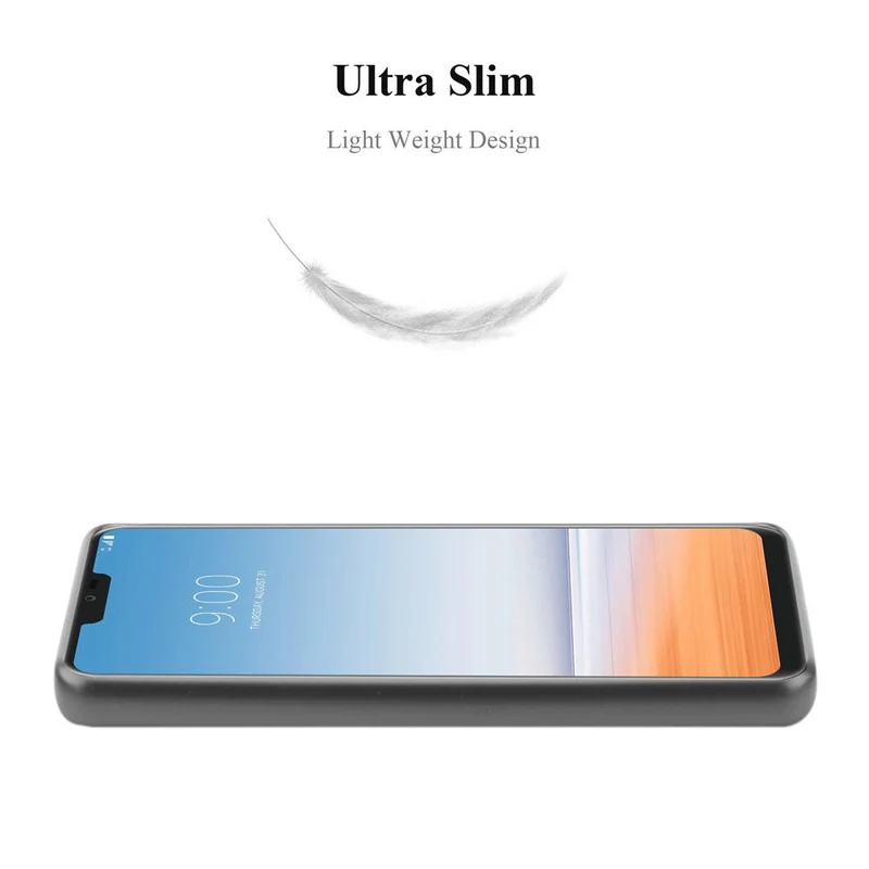 Cadorabo Hülle kompatibel mit LG G7 ThinQ / FIT / ONE Schutzhülle aus flexiblem TPU Silikon
