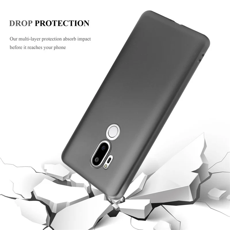 Cadorabo Hülle kompatibel mit LG G7 ThinQ / FIT / ONE Schutzhülle aus flexiblem TPU Silikon