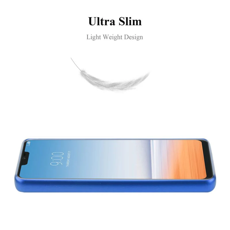 Cadorabo Hülle kompatibel mit LG G7 ThinQ / FIT / ONE Schutzhülle aus flexiblem TPU Silikon