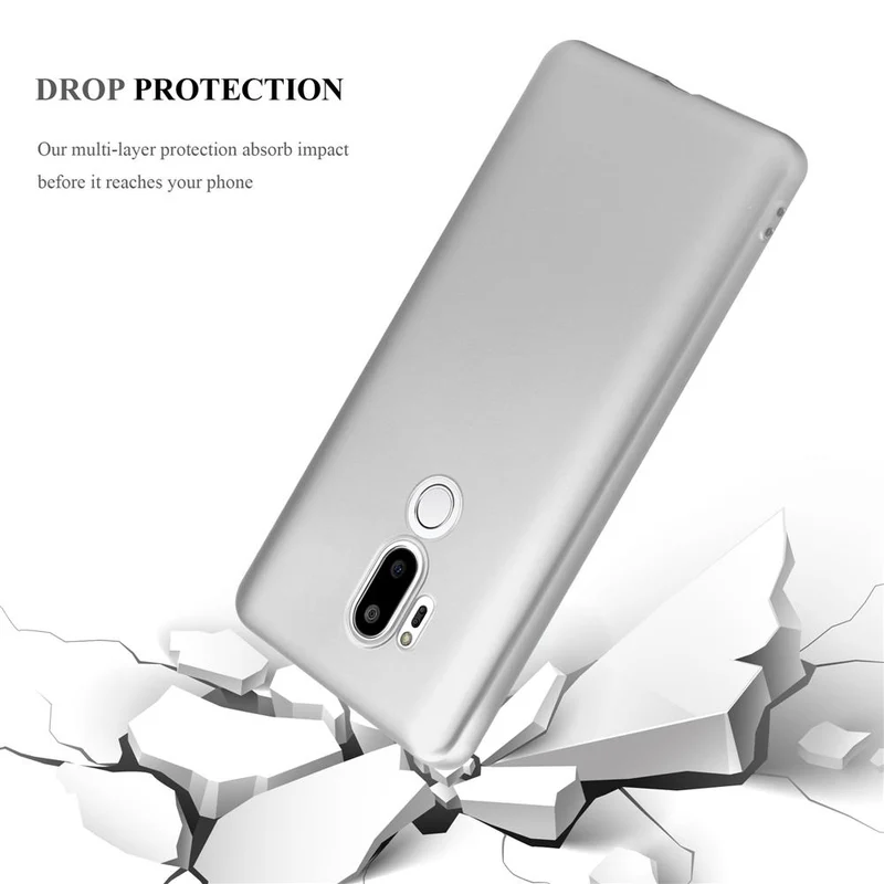 Cadorabo Hülle kompatibel mit LG G7 ThinQ / FIT / ONE Schutzhülle aus flexiblem TPU Silikon