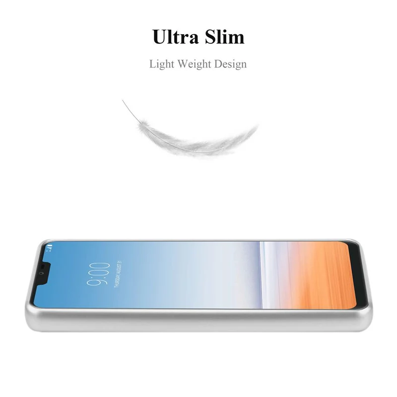Cadorabo Hülle kompatibel mit LG G7 ThinQ / FIT / ONE Schutzhülle aus flexiblem TPU Silikon