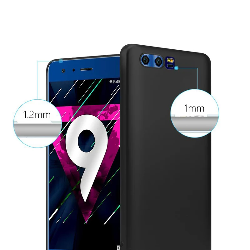 Cadorabo Hülle kompatibel mit Honor 9 Schutzhülle aus flexiblem TPU Silikon