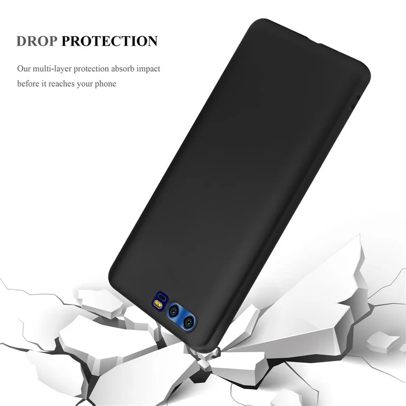 Cadorabo Hülle kompatibel mit Honor 9 Schutzhülle aus flexiblem TPU Silikon