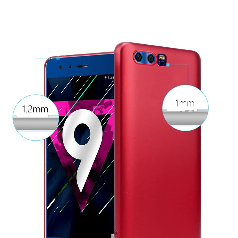 Cadorabo Hülle kompatibel mit Honor 9 Schutzhülle aus flexiblem TPU Silikon
