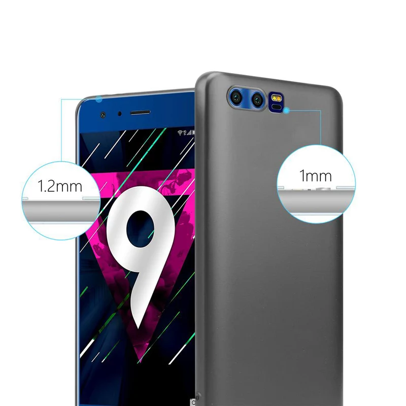 Cadorabo Hülle kompatibel mit Honor 9 Schutzhülle aus flexiblem TPU Silikon