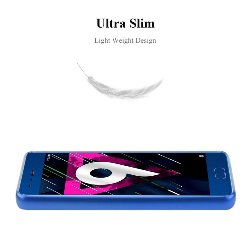 Cadorabo Hülle kompatibel mit Honor 9 Schutzhülle aus flexiblem TPU Silikon