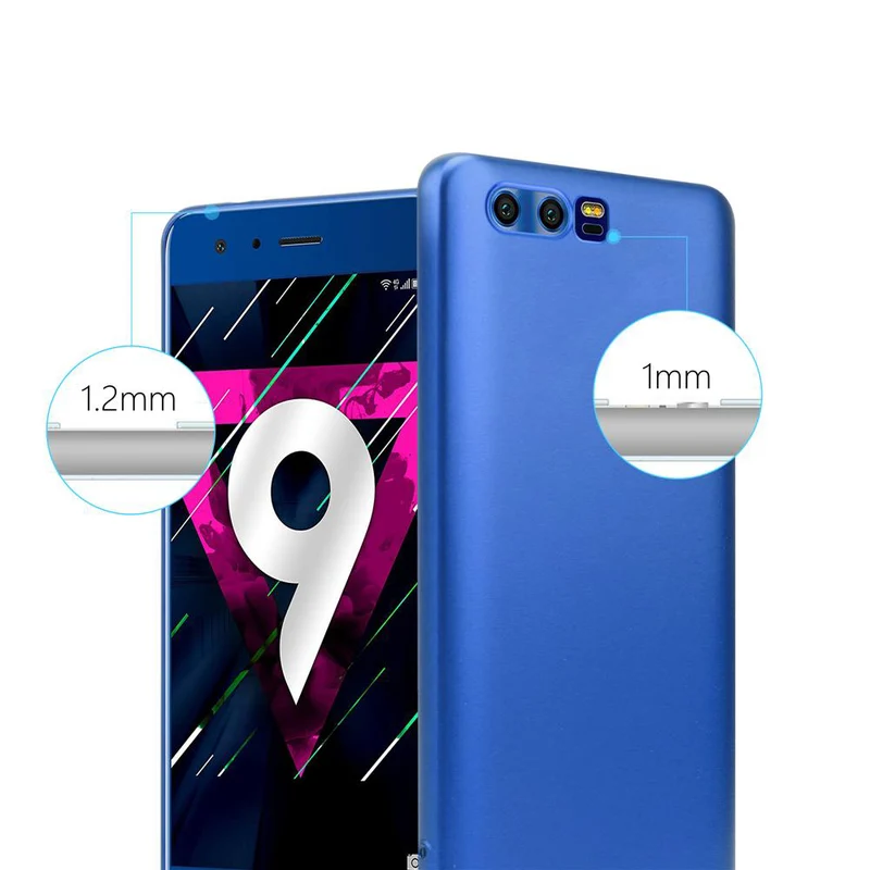 Cadorabo Hülle kompatibel mit Honor 9 Schutzhülle aus flexiblem TPU Silikon