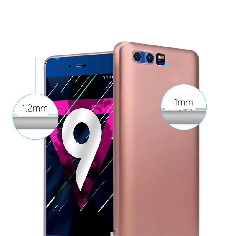 Cadorabo Hülle kompatibel mit Honor 9 Schutzhülle aus flexiblem TPU Silikon