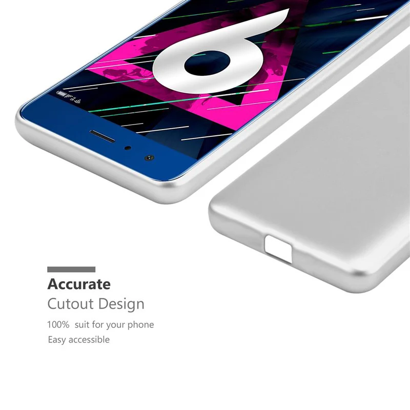 Cadorabo Hülle kompatibel mit Honor 9 Schutzhülle aus flexiblem TPU Silikon