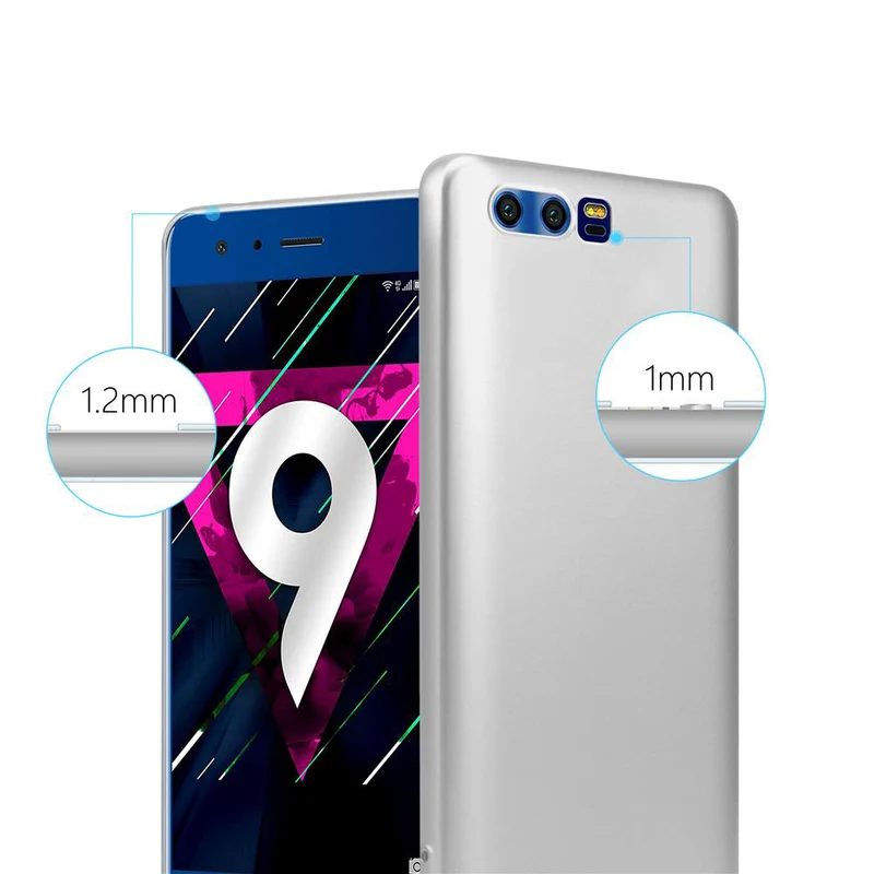 Cadorabo Hülle kompatibel mit Honor 9 Schutzhülle aus flexiblem TPU Silikon