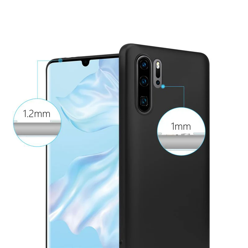 Cadorabo Hülle kompatibel mit Huawei P30 PRO Schutzhülle aus flexiblem TPU Silikon