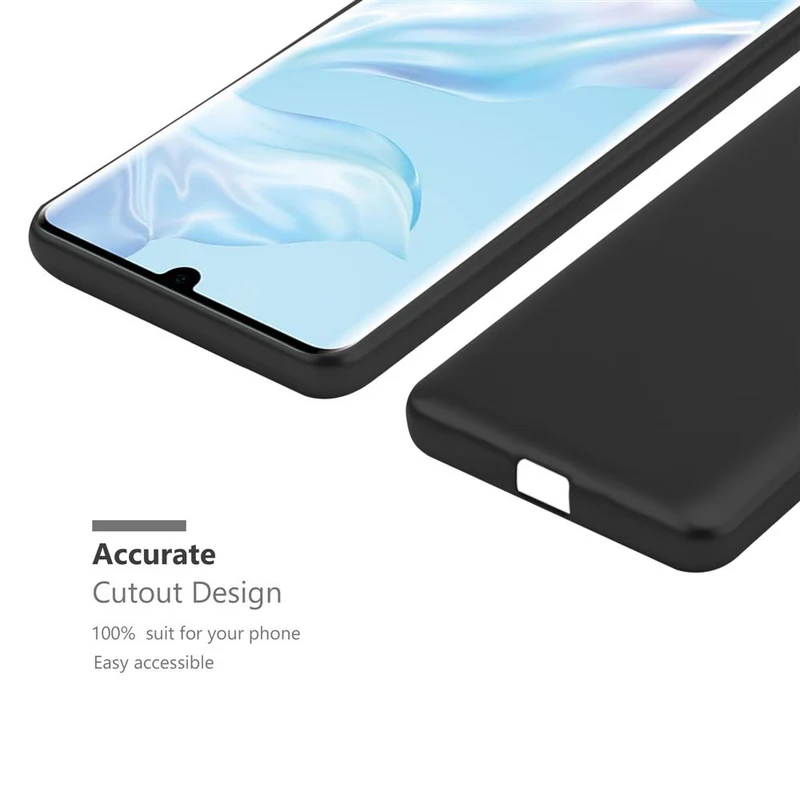 Cadorabo Hülle kompatibel mit Huawei P30 PRO Schutzhülle aus flexiblem TPU Silikon