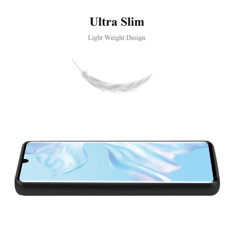 Cadorabo Hülle kompatibel mit Huawei P30 PRO Schutzhülle aus flexiblem TPU Silikon